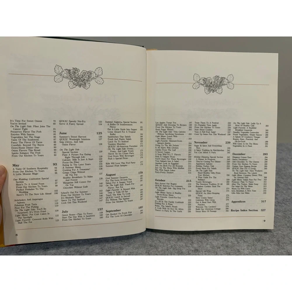 Southern Living 1991 Annual Recipes cookbook - Hardcover